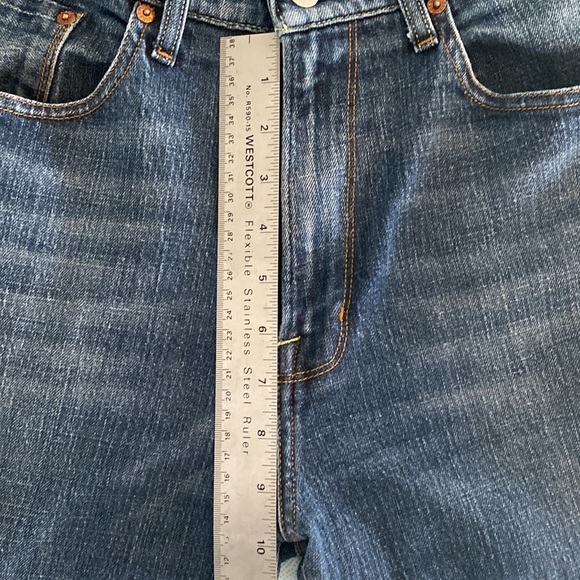 Guess Blue Jeans Slightly Distressed 36”W X 32”L - Picture 6 of 7